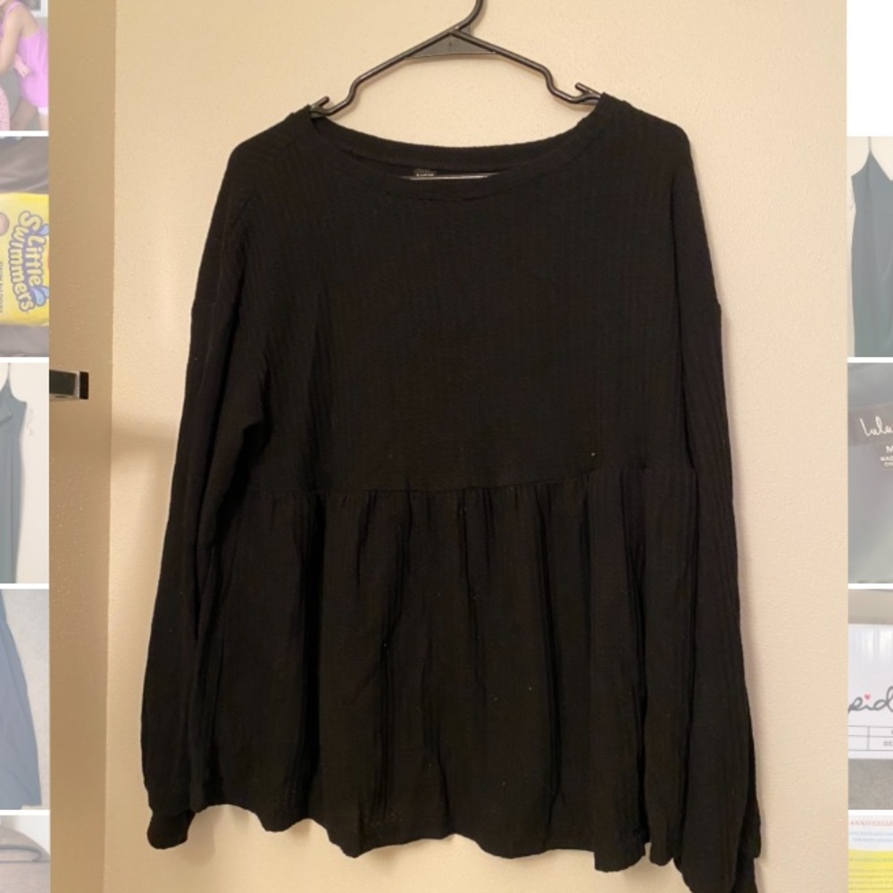 Army green maternity blouse